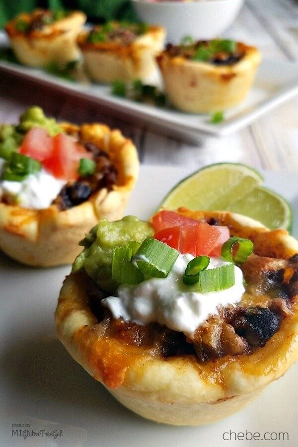 Beef And Black Bean Enchilada Cups Chebe Recipes