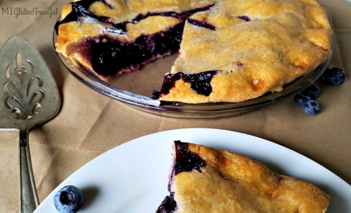 Chebe Gluten Free Blueberry Pie
