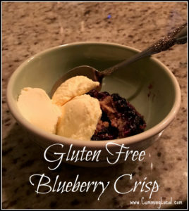 Gluten Free Blueberry Crisp