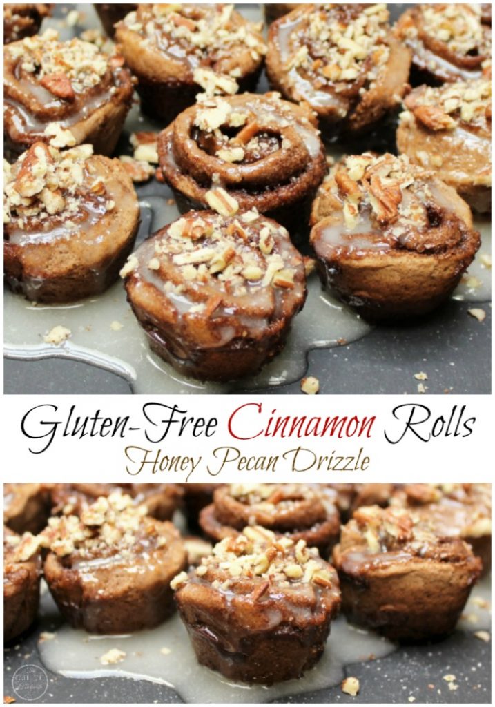 Grain Free Cinnamon Rolls with Honey Pecan Drizzle - Chebe Recipes