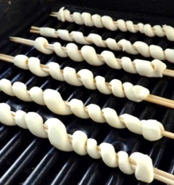 Grilled Chebe Spiral Breadsticks