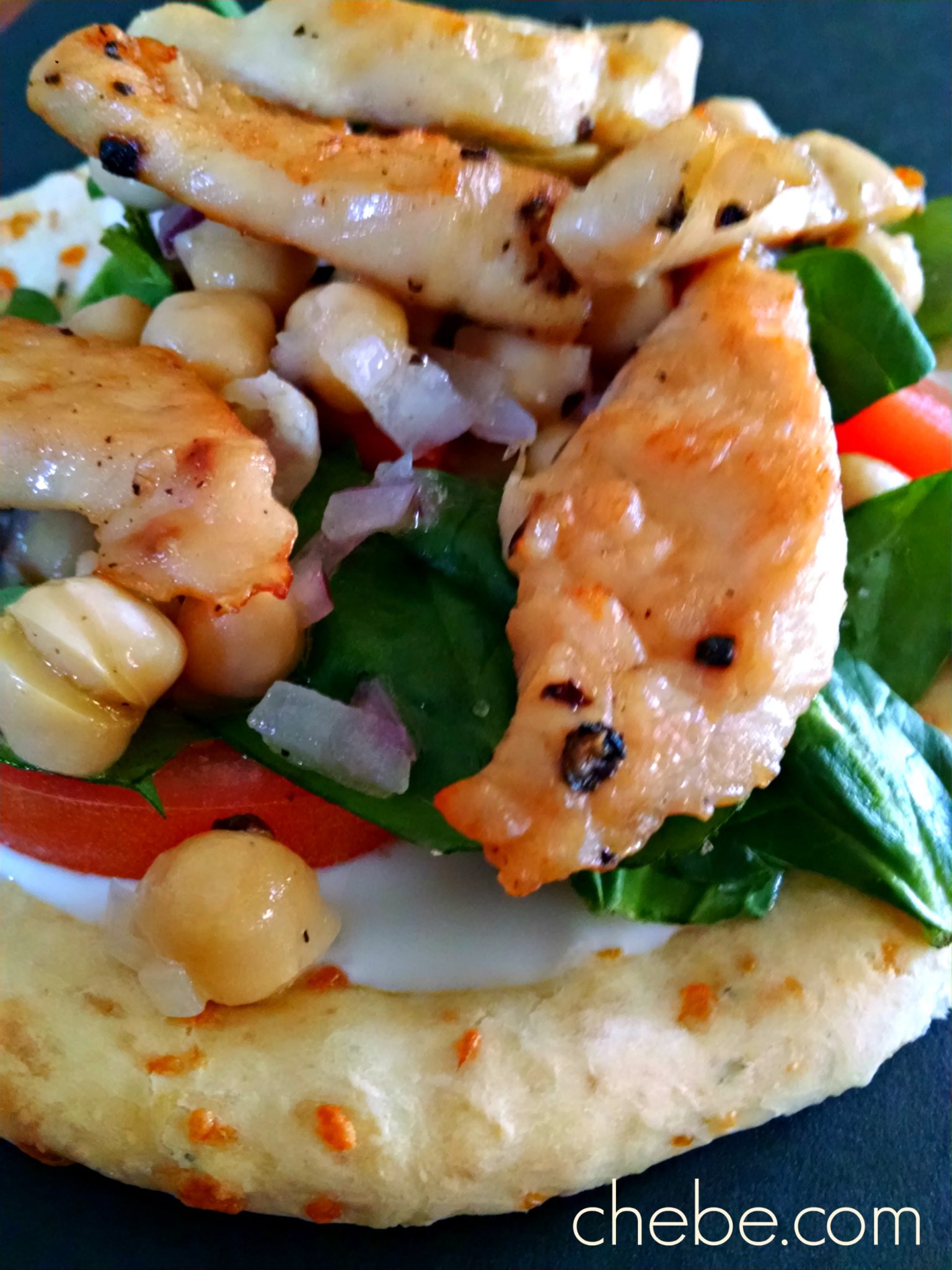 Chicken Pita with Garbanzo and Greens Chebe Recipes