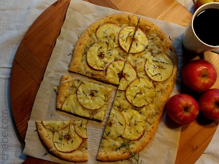 Focaccia with Apple, Gruyère and Rosemary