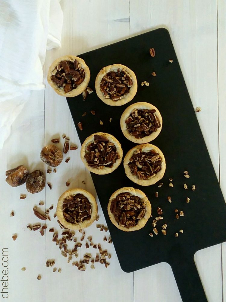 Fig, Pecan and Blue Cheese Tarts