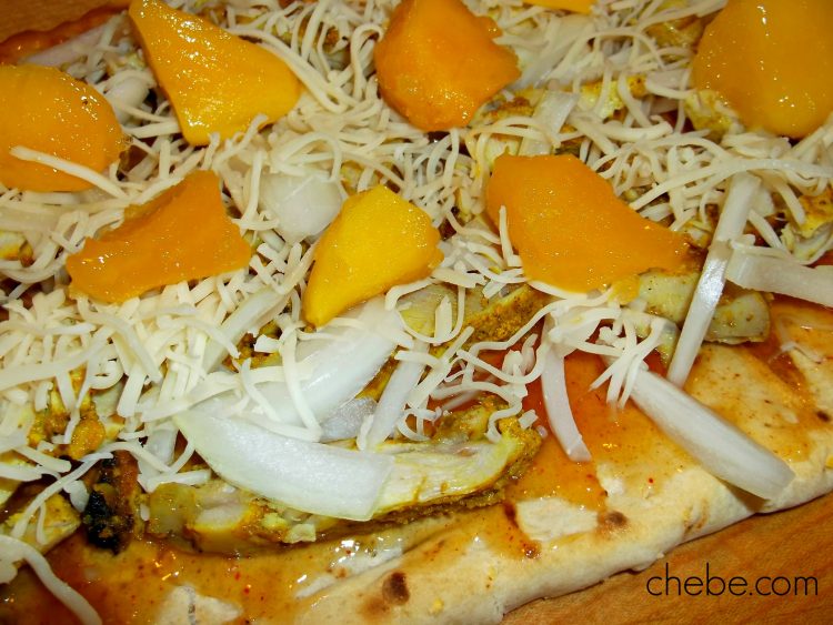 Grilled Mango Chutney Pizza with Rustic Crust Chebe Recipes