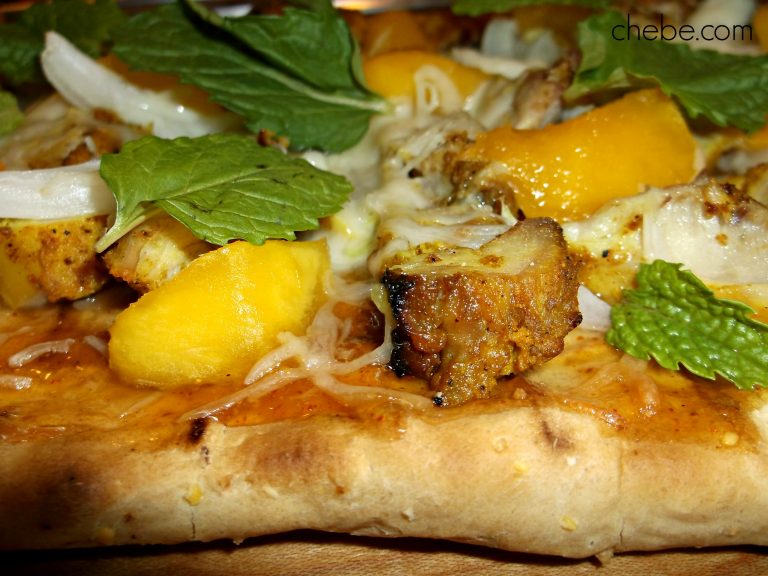 Grilled Mango Chutney Pizza with Rustic Crust Chebe Recipes