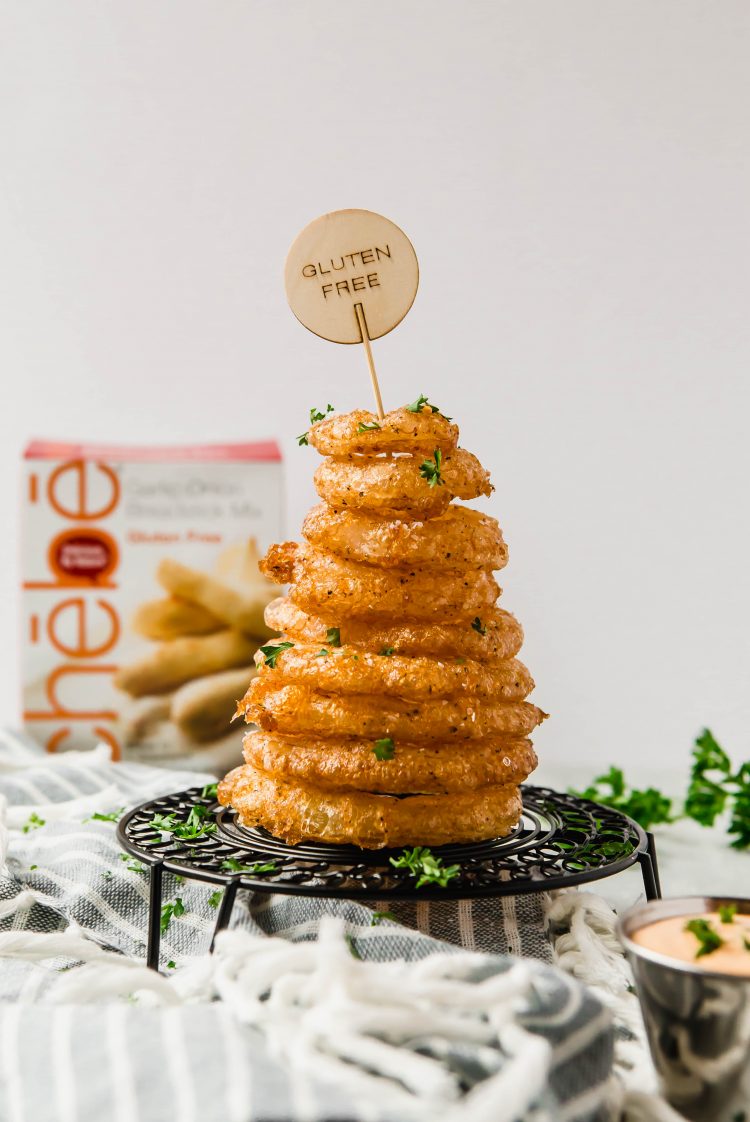 GlutenFree/GrainFree DeepFried Onion Rings Chebe Recipes