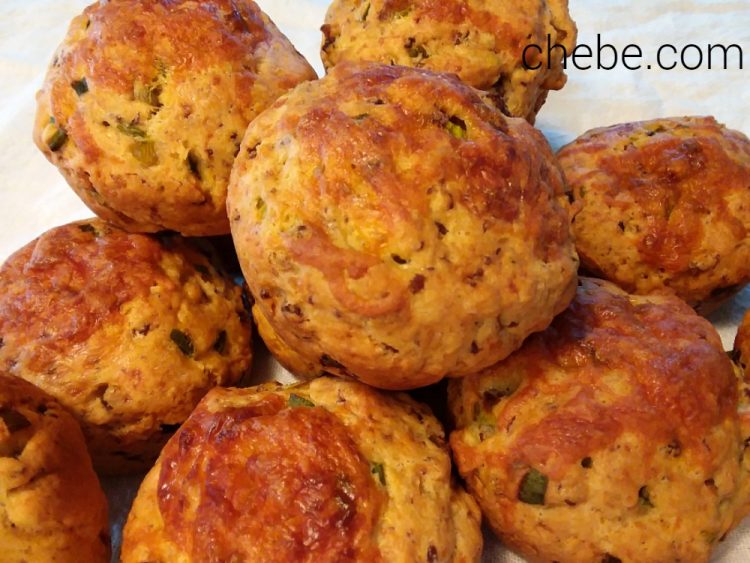 Gluten Free Sausage and Cheddar Biscuits